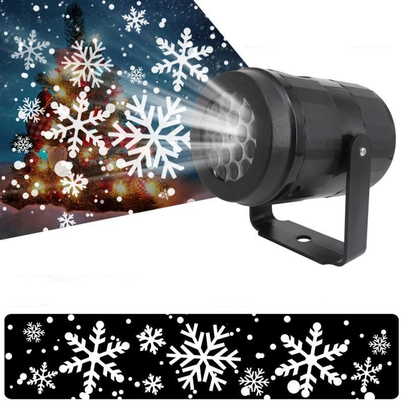 LED Christmas Snow Lights Projector Lamp