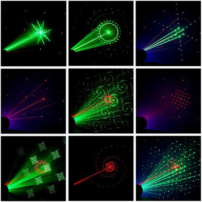 480 Pattern LED RGB Disco Party Laser Stage Light USB Club DJ Lighting Projector