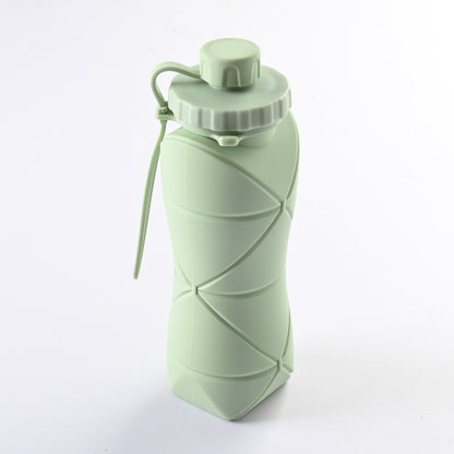 Folding Silicone Water Bottle 600ml