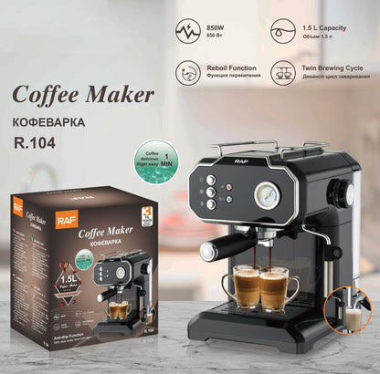 Small Coffee Machine, Semi-automatic High Pressure