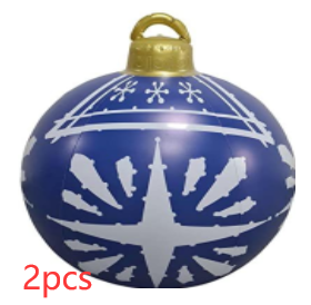 Christmas Ornament Inflatable Ball Outdoor Pvc 60CM