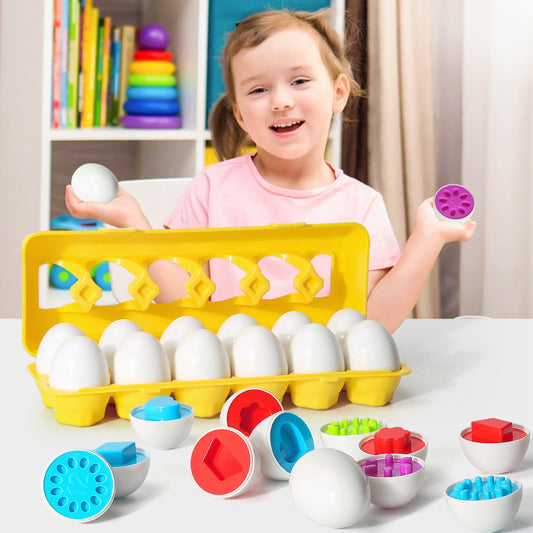 Smart Egg, Montessori Eggs Toys For Kids Children