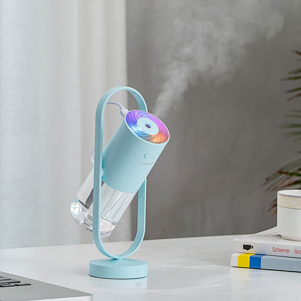 Colorful Light Humidifier 200ml Portable USB Rechargeable