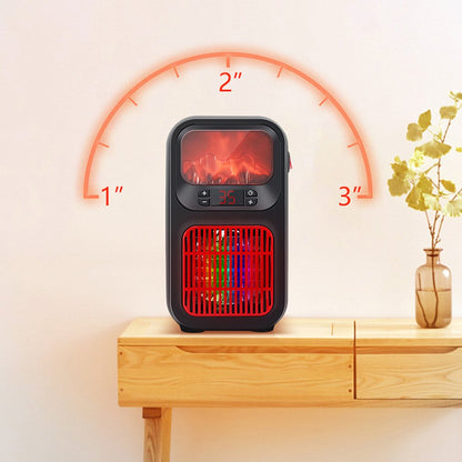 Flame Heater Mini Compact Portable Hot Air Heater