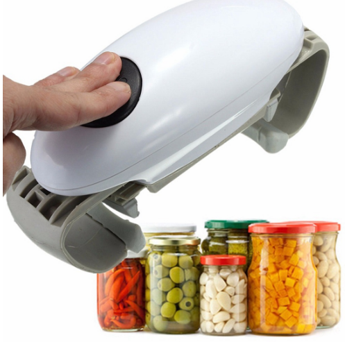 Electric Automatic Bottle Jar Opener One-Click Adjustable Kitchen Gadgets