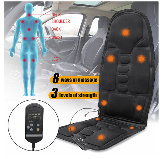 Heat massage mattress Multi-function pad Car special massage cushion