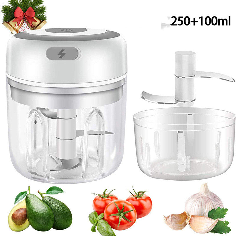 Mini Electric Garlic Ginger Masher Chopper USB Charging