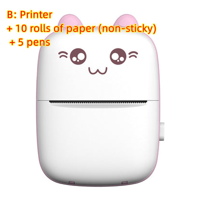 Mini Printer Portable Mini Bluetooth WiFi Printer Mobile Phone Photo Title Note Hot Print Pocket