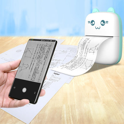 Mini Printer Portable Mini Bluetooth WiFi Printer Mobile Phone Photo Title Note Hot Print Pocket