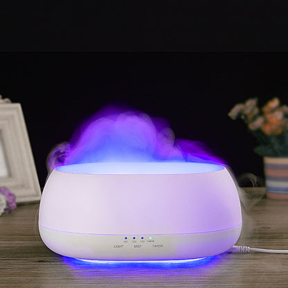 HOMEFISH Aroma Diffuser 500ml Ultrasonic Air Humidifier Colorful Light