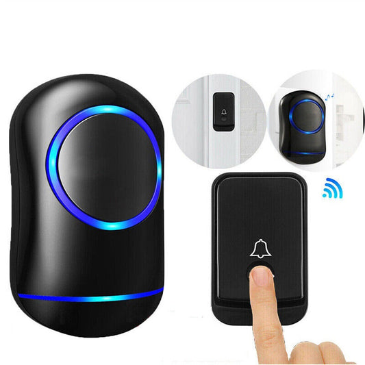 Wireless Door Bells Waterproof 1000ft Long Range Plug In Home Cordless Doorbell