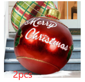 Christmas Ornament Inflatable Ball Outdoor Pvc 60CM