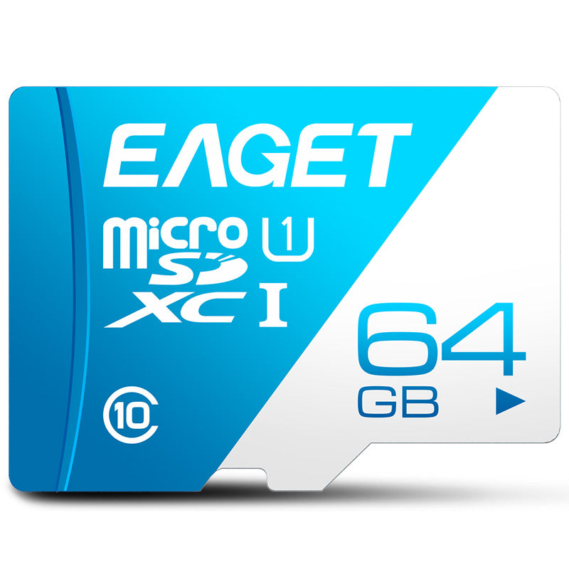 EAGET T1 Micro SD Card 64GB 32GB 16GB Memory Card 128GB TF Card Class10 UHS-I 80MB S Microsd   Memory Card For Smartphone