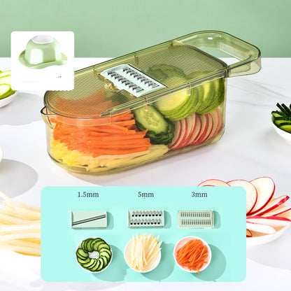 Transparent Vegetable Cutter Steel Blade