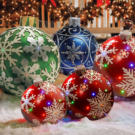 Christmas Ornament Inflatable Ball Outdoor Pvc 60CM