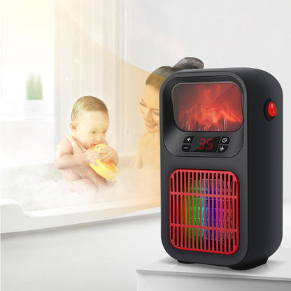 Flame Heater Mini Compact Portable Hot Air Heater