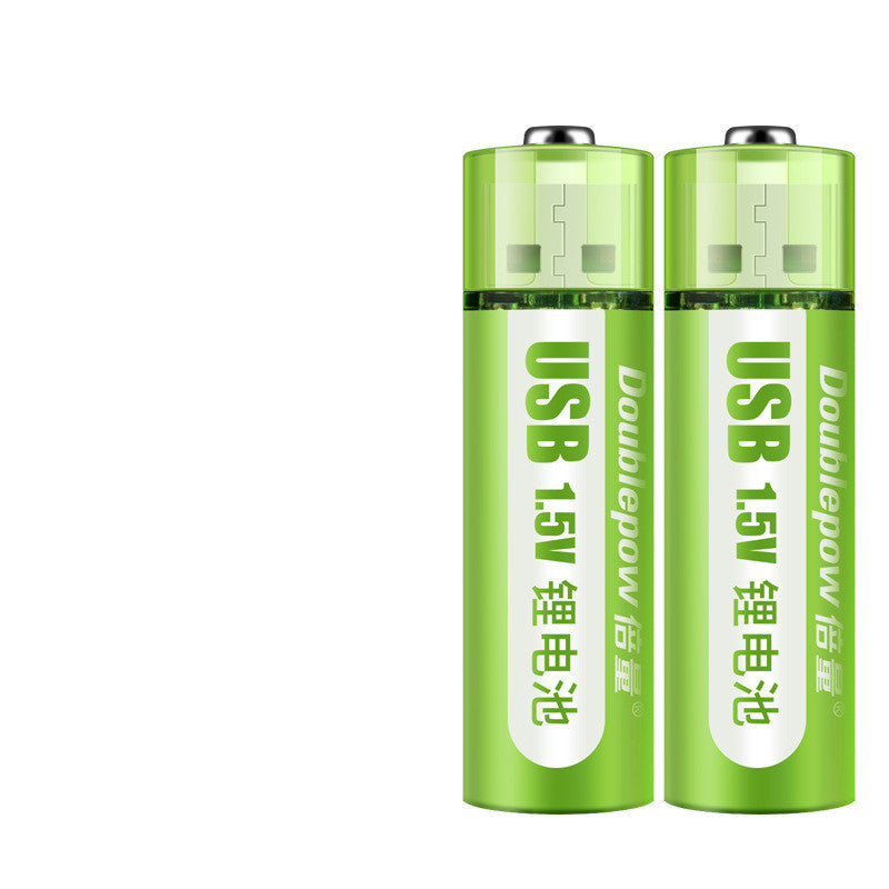 USB Rechargeable Battery No. 5, No. 7 Lithium Battery, Large Capacity 1.5v Constant Voltage AA