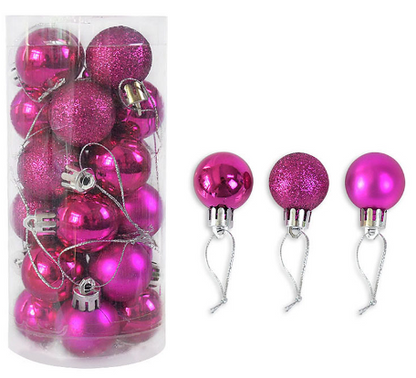 Shiny Matte Christmas Ball Decoration