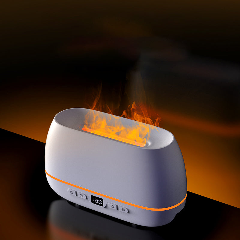 3D Flame Humidifier 200ml Flame Aromatherapy Diffuser