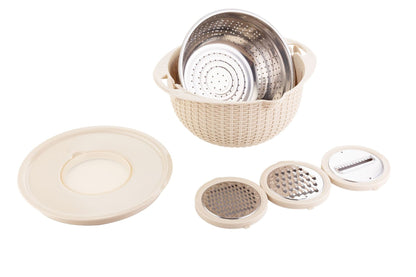 Fruit & Vegetable Basin Drain Rotating Washing Basket