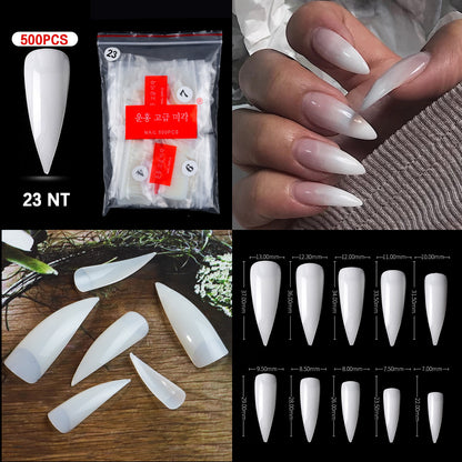 Cross-border Nail Manicure French Style Full Patch Half Patch Fake Nail Patch Handmade Wear Manicure Factory Wholesale