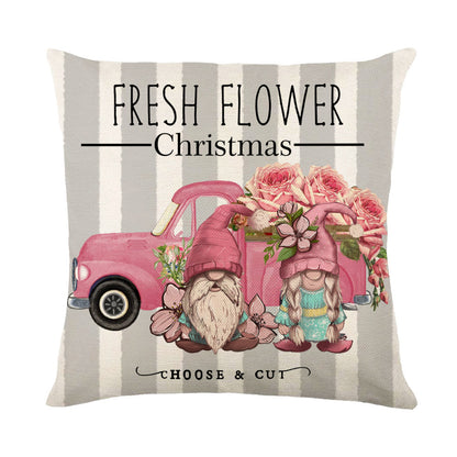 Christmas Decorations Pillow Covers Sofa Square Throw