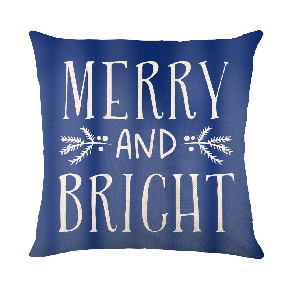 Christmas Decorations Pillow Covers Sofa Square Throw