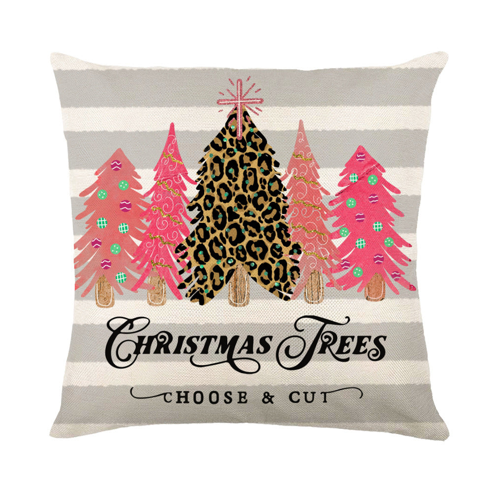 Christmas Decorations Pillow Covers Sofa Square Throw