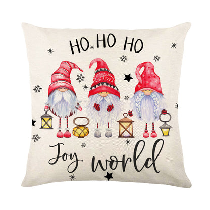 Christmas Decorations Pillow Covers Sofa Square Throw