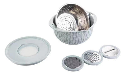 Fruit & Vegetable Basin Drain Rotating Washing Basket