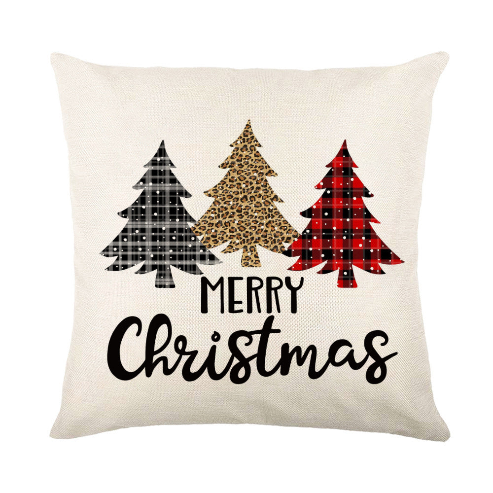 Christmas Decorations Pillow Covers Sofa Square Throw