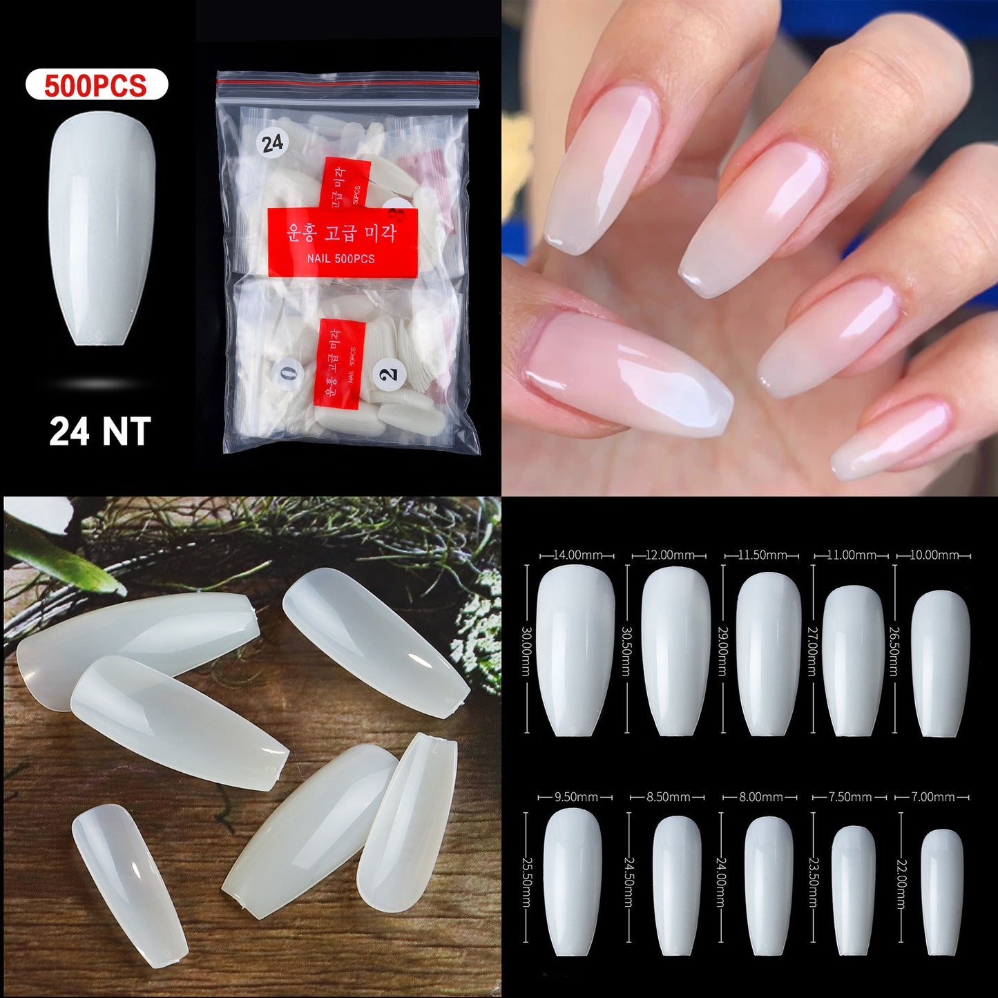 Cross-border Nail Manicure French Style Full Patch Half Patch Fake Nail Patch Handmade Wear Manicure Factory Wholesale