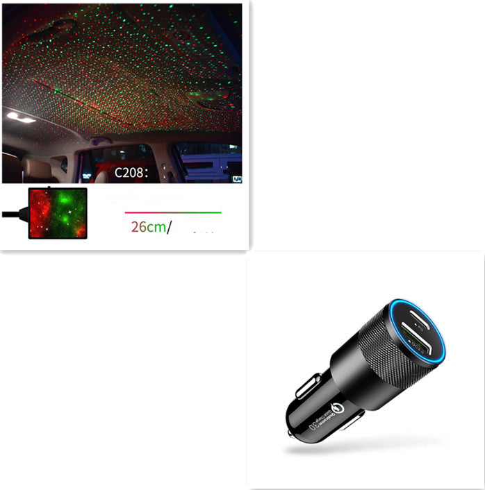 Star Light Projector Party Lights USB LED Light Interior Lighting LED Interior Car Lights Starry Sky Galaxy Night Lights