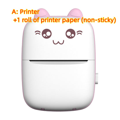 Mini Printer Portable Mini Bluetooth WiFi Printer Mobile Phone Photo Title Note Hot Print Pocket