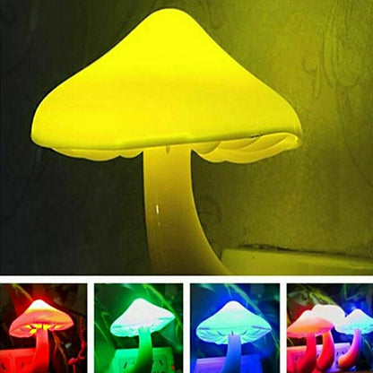 Mushroom-shaped LED Lights With Automatic Sensors, Indoor Decoration Lamps