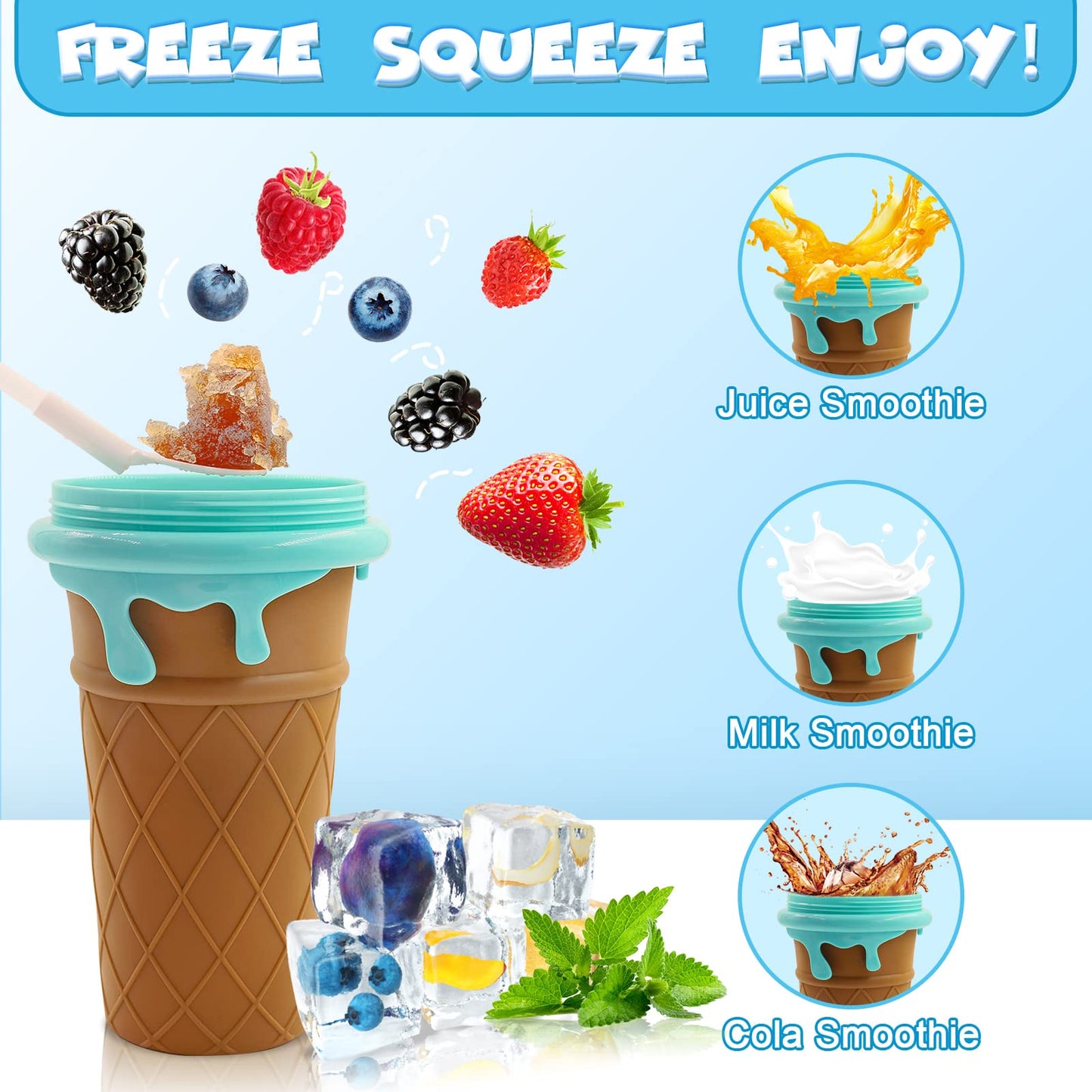 500ml Slushy Cup, Water Bottle