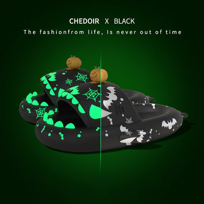 Halloween And Christmas Shoes Ins Luminous Shark Slipper