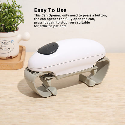 Electric Automatic Bottle Jar Opener One-Click Adjustable Kitchen Gadgets