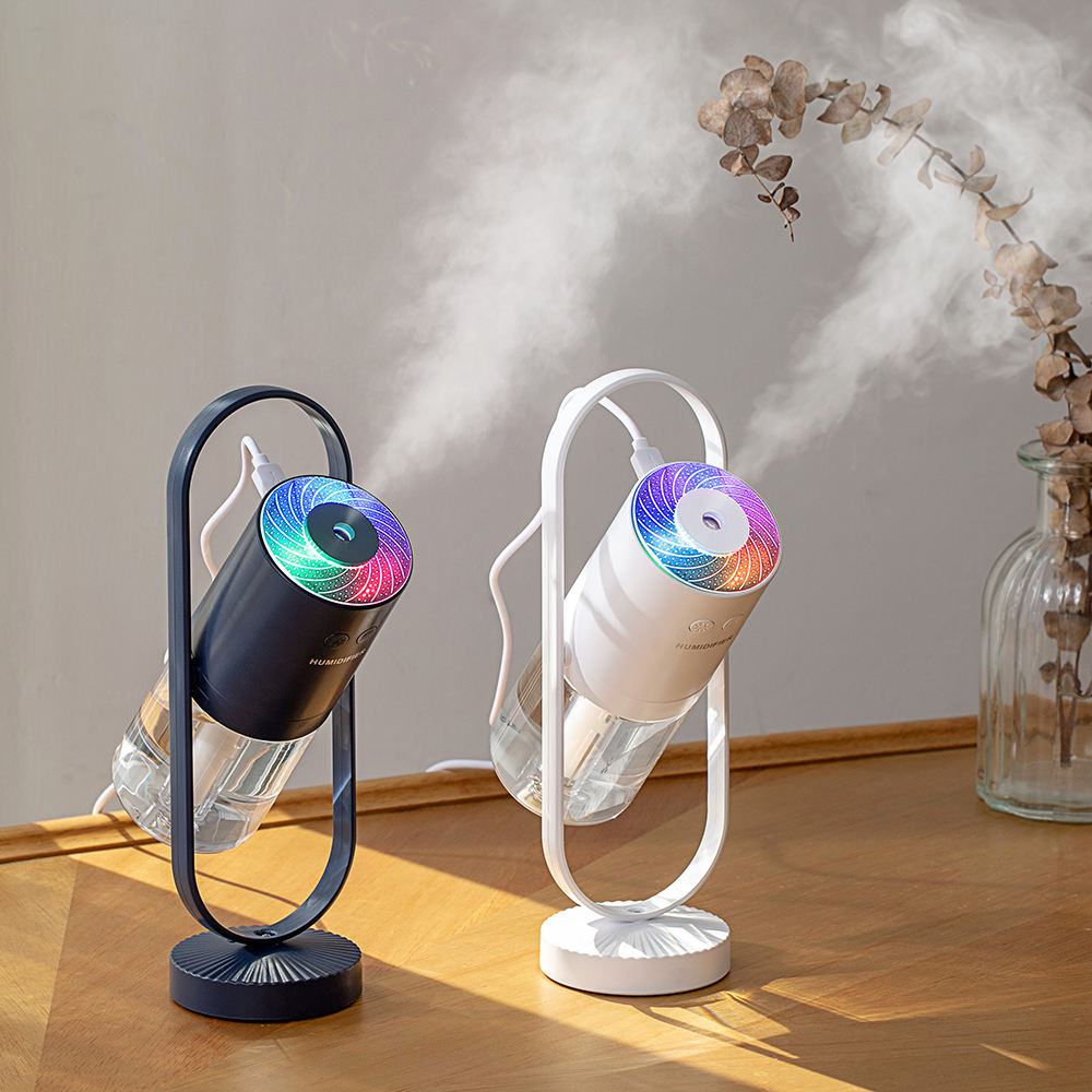 Colorful Light Humidifier 200ml Portable USB Rechargeable