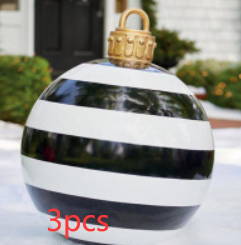 Christmas Ornament Inflatable Ball Outdoor Pvc 60CM