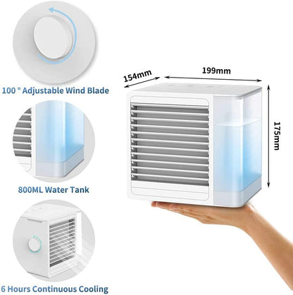 3 In 1 Portable Air Conditioners, Evaporative Air Cooler USB Charging