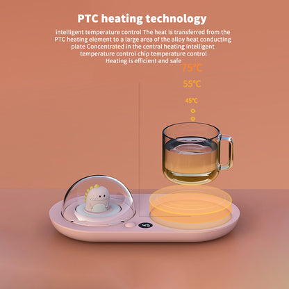 Cup Warmer Heating Mat Pad, Electric Waterproof, Tea Coffee Milk Fast Warmer