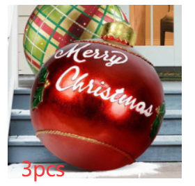 Christmas Ornament Inflatable Ball Outdoor Pvc 60CM