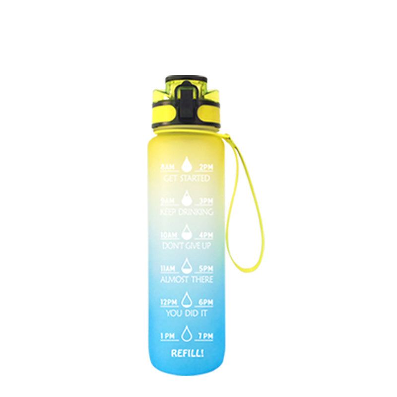 Transparent Flask Water Bottle 1000ml