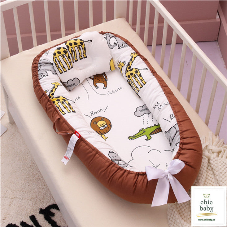 Baby Crib, Cotton Cradle, Travel Bed For Infant Kids