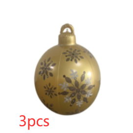 Christmas Ornament Inflatable Ball Outdoor Pvc 60CM