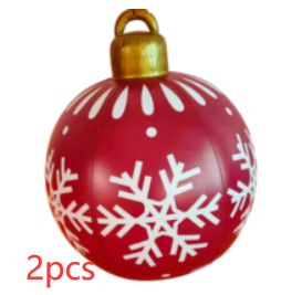 Christmas Ornament Inflatable Ball Outdoor Pvc 60CM