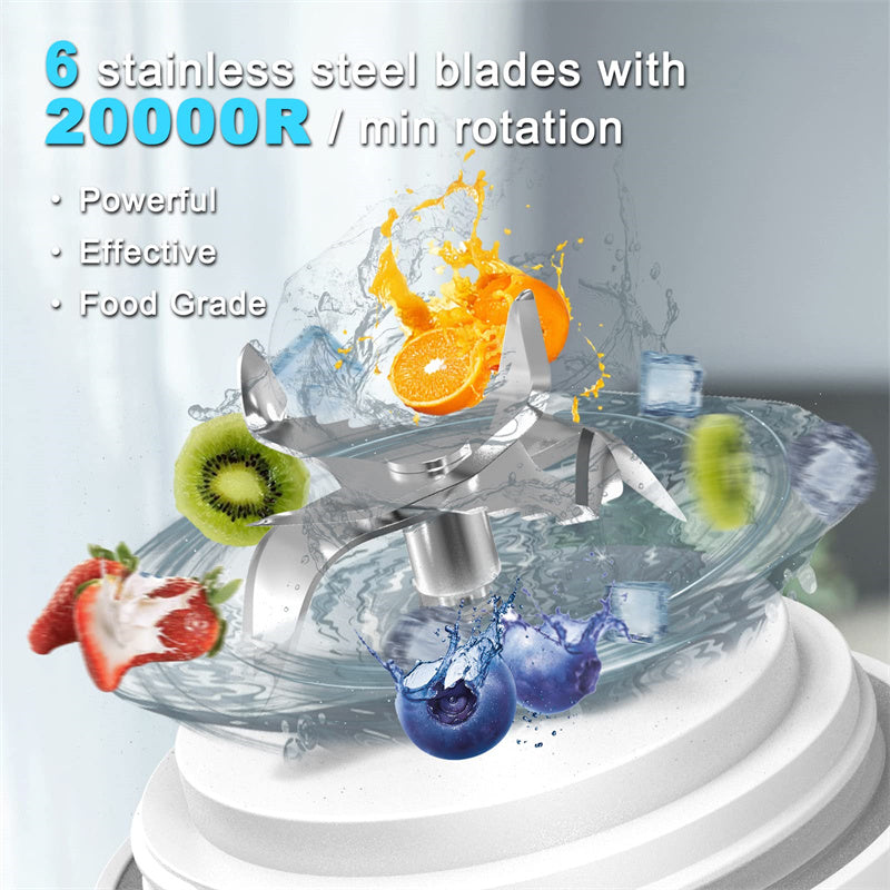 Portable Blender Mini Juicer With 6 Blades