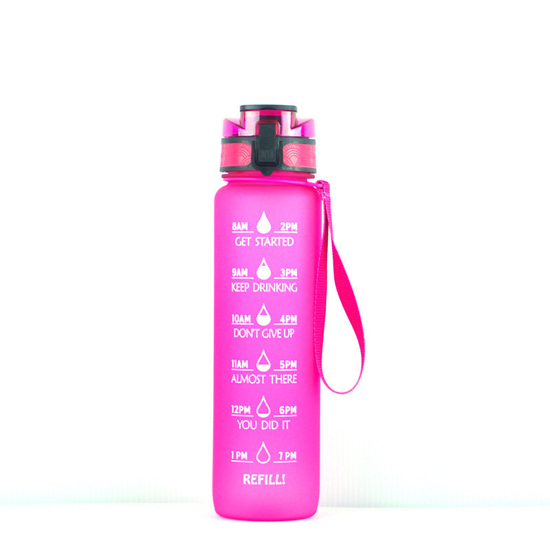 Transparent Flask Water Bottle 1000ml