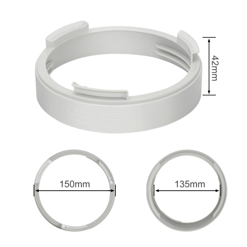 Air Conditioning Exhaust Pipe Circular Interface Diameter 15CM Air Connector